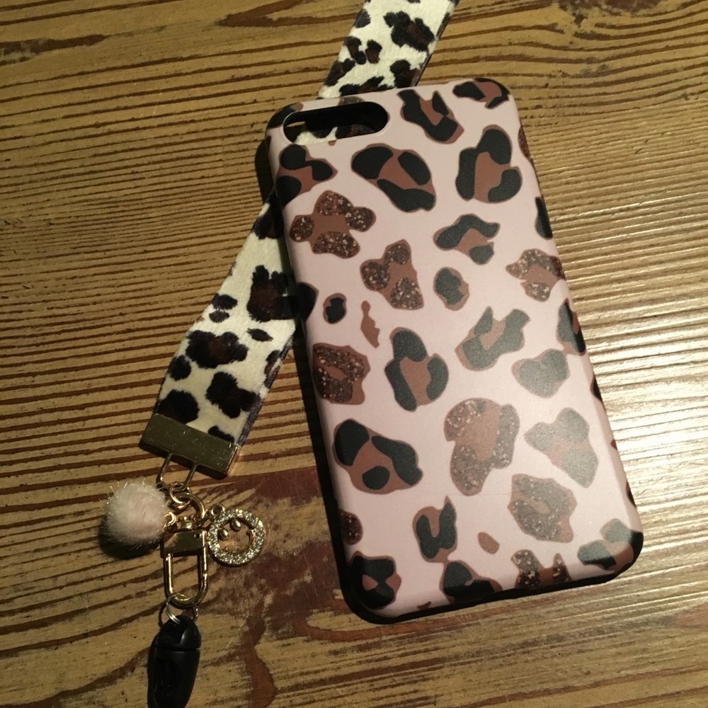 IPhone 8+ Case and matching lanyard